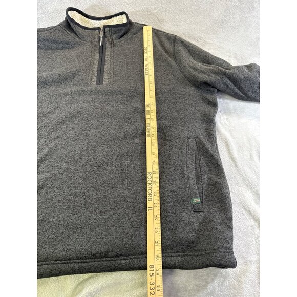 Orvis Mens XL 1/4 Zip Pullover Sweater Gray Fleece Classic Collection - Picture 13 of 16
